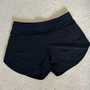 Lululemon speed shorts mid rise size 6